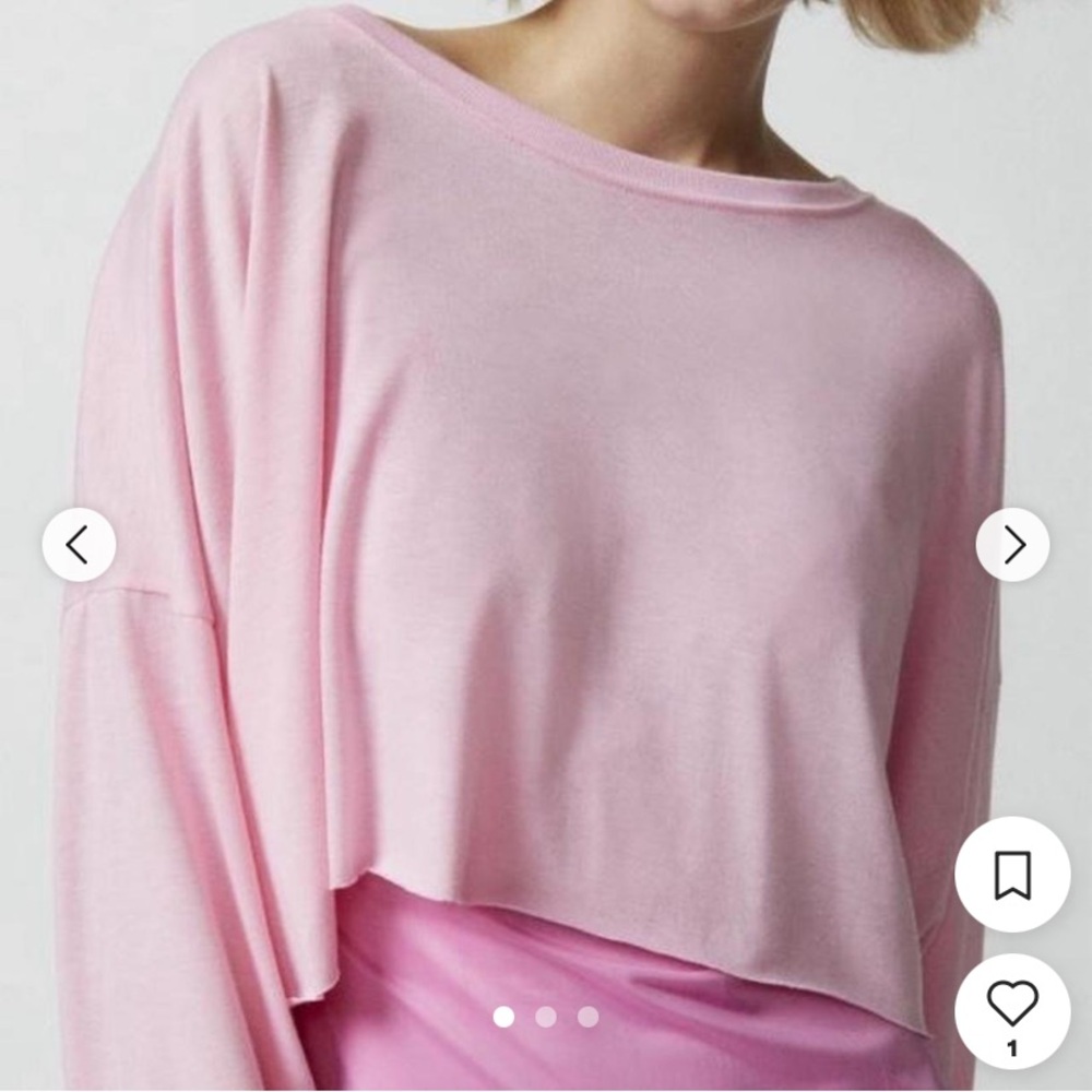 Urban Outfitters Addison Cozy Pink Crop Top